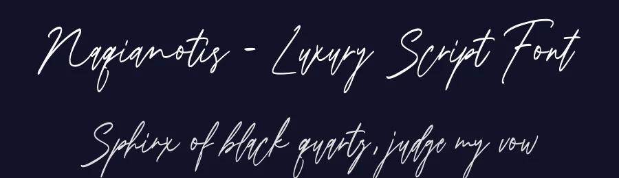 Naqianotis – Luxury Script Font by rvandtype — Script Handwritten Font — thumbnail 2