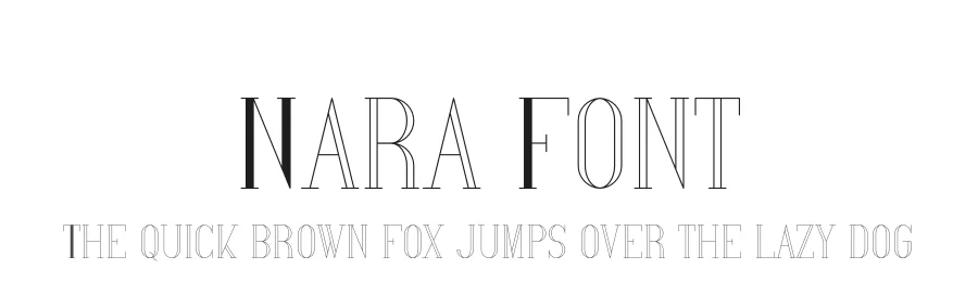 Nara Font by vpcreativeshop — Display Font