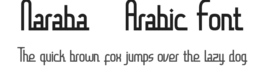 Naraba – Arabic Font by Flawless And Co — Display Font