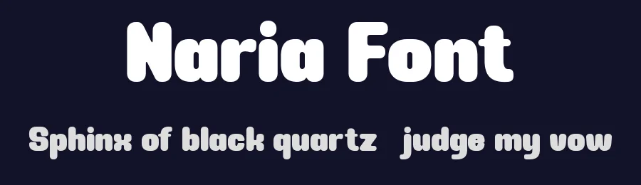 Naria Font by Flawless And Co — Sans Serif Font — thumbnail 2