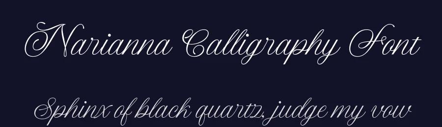 Narianna Calligraphy Font by Objectype Studio — Script Handwritten Font — thumbnail 2