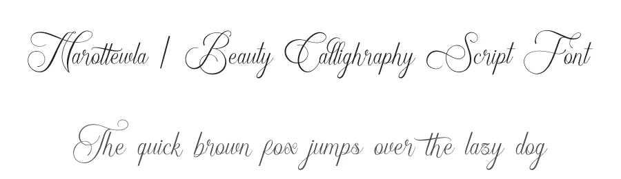 Narottewla | Beauty Callighraphy Script Font by Denustudios — Script Handwritten Font