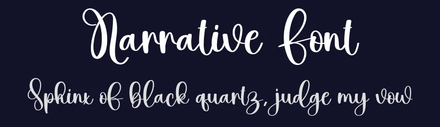 Narrative Font by creativeletter — Script Handwritten Font — thumbnail 2
