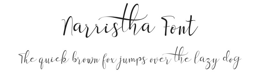 Narristha Font by Selvia Design — Script Handwritten Font