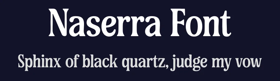 Naserra Font by Rantautype — Serif Font — thumbnail 2