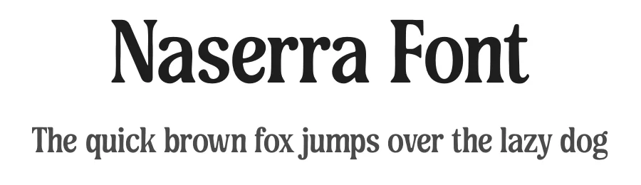 Naserra Font by Rantautype — Serif Font