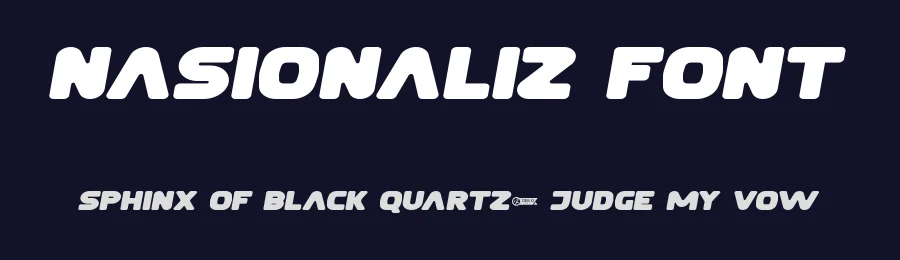 Nasionaliz Font by nihstudio — Display Font — thumbnail 2