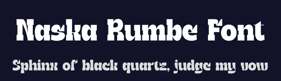 Naska Rumbe Font by timelesstype.co — Display Font — thumbnail 2