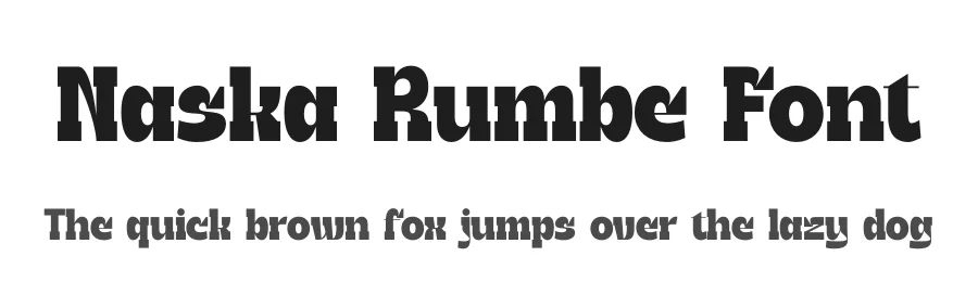 Naska Rumbe Font by timelesstype.co — Display Font