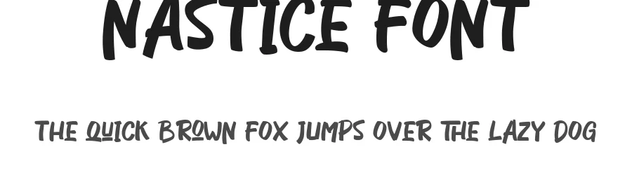 Nastice Font by Aldi Wangsadipa — Script Handwritten Font