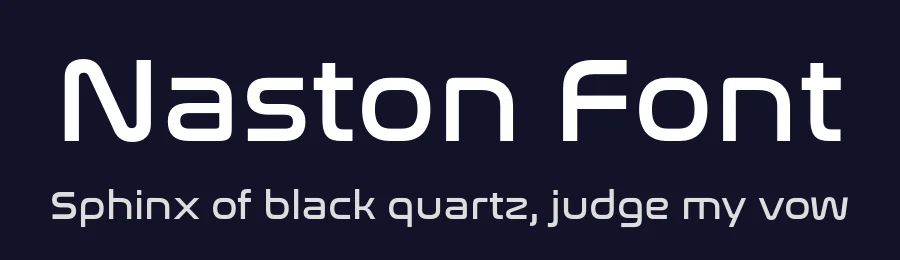 Naston Font by Wajik co — Sans Serif Font — thumbnail 2