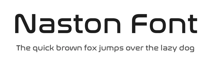 Naston Font by Wajik co — Sans Serif Font