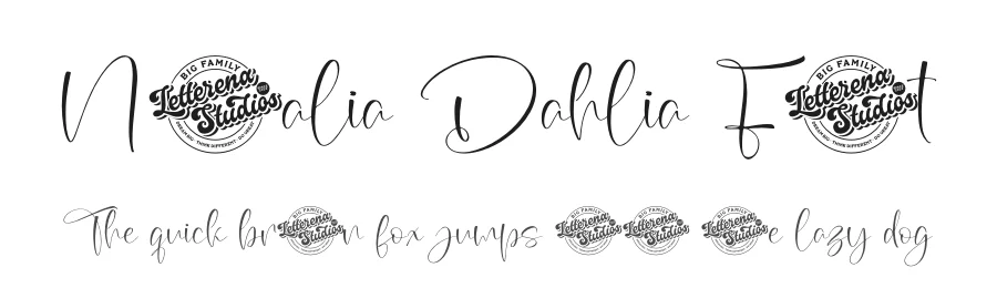Natalia Dahlia Font by letterenastudios — Script Handwritten Font