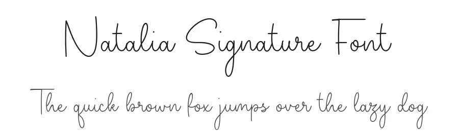 Natalia Signature Font by Timur type — Script Handwritten Font