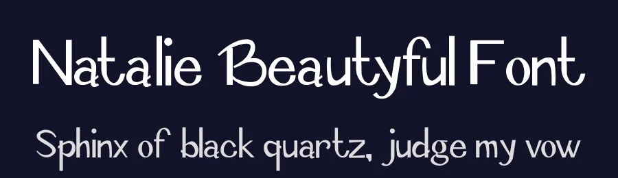 Natalie Beautyful Font by letterfiastudio — Display Font — thumbnail 2