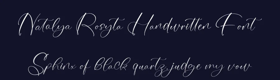 Natalya Rosyta Handwritten Font by stylishtype.co — Script Handwritten Font — thumbnail 2