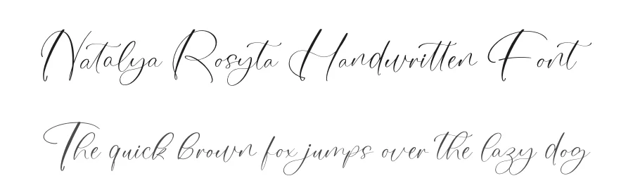 Natalya Rosyta Handwritten Font by stylishtype.co — Script Handwritten Font