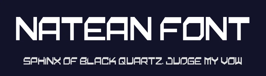 Natean Font by hayoyuka8 — Display Font — thumbnail 2