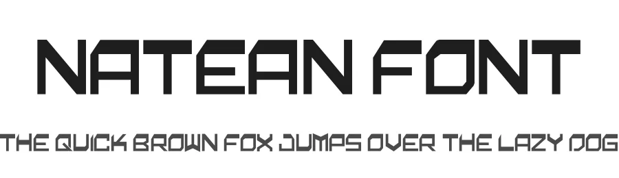 Natean Font by hayoyuka8 — Display Font