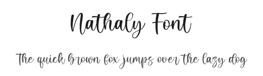Nathaly Font by AesthericaStudio — Script Handwritten Font