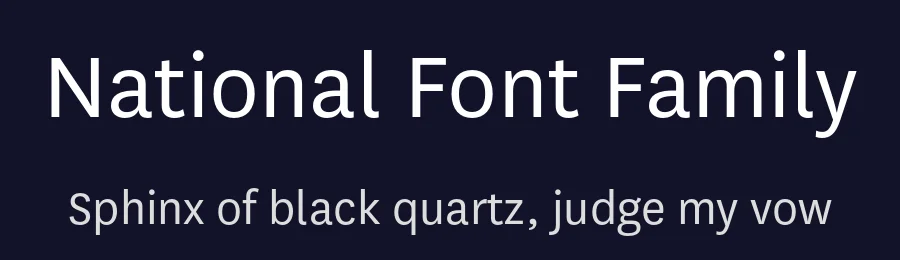 National Font Family by Klim Type Foundry — Decorative Font — thumbnail 2
