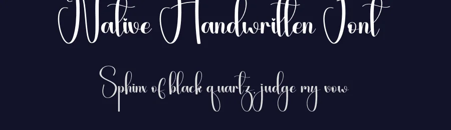 Native Handwritten Font by andikastudio — Script Handwritten Font — thumbnail 2