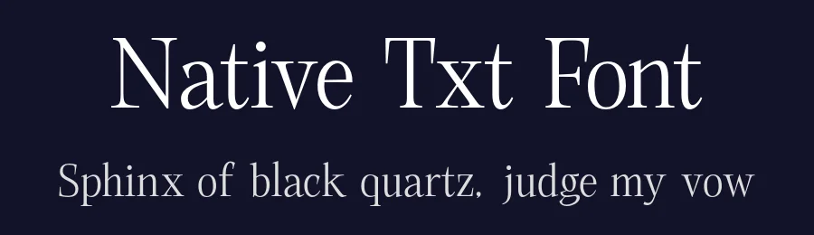 Native Txt Font by XdCreative — Serif Font — thumbnail 2