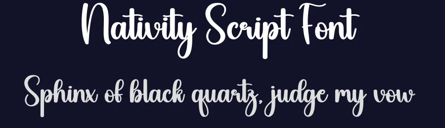 Nativity Script Font by creativeletter — Script Handwritten Font — thumbnail 2