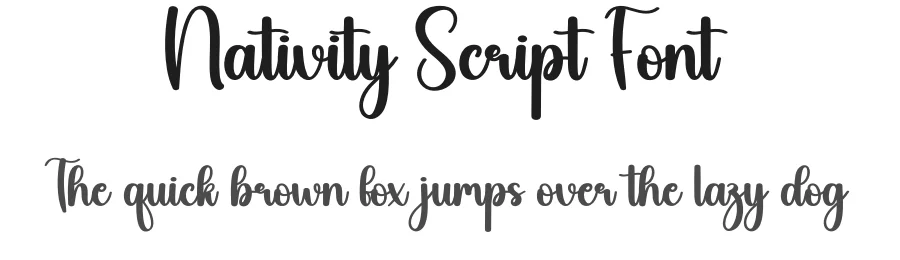 Nativity Script Font by creativeletter — Script Handwritten Font