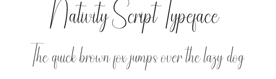Nativity Script Typeface by andikastudio — Script Handwritten Font