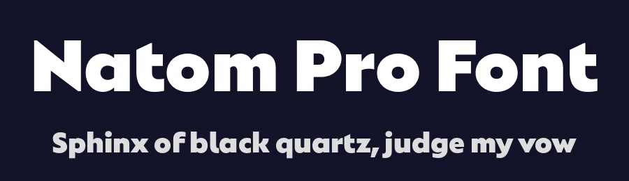Natom Pro Font by Mostardesign — Sans Serif Font — thumbnail 2