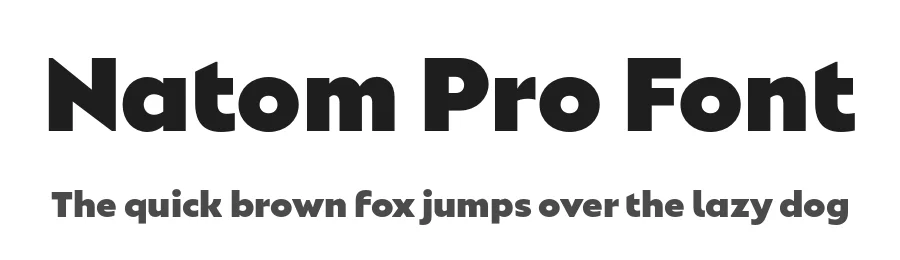 Natom Pro Font by Mostardesign — Sans Serif Font