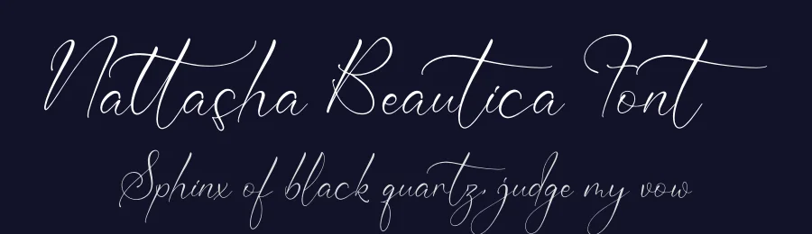 Nattasha Beautica Font by letterfabric — Script Handwritten Font — thumbnail 2