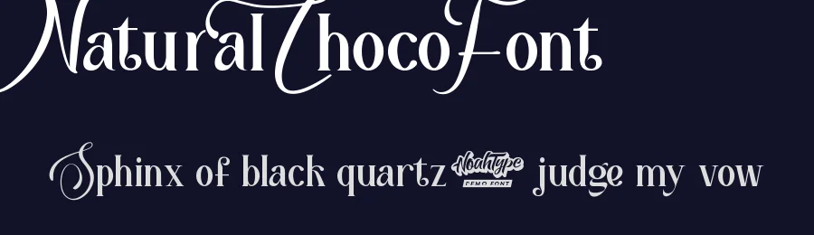 Natural Choco Font by noahtype — Display Font — thumbnail 2