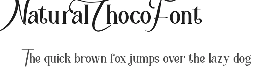 Natural Choco Font by noahtype — Display Font