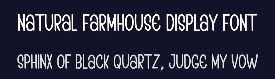 Natural Farmhouse Display Font by inermediaSTUDIO — Display Font — thumbnail 2