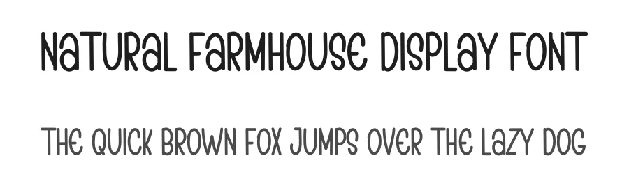 Natural Farmhouse Display Font by inermediaSTUDIO — Display Font