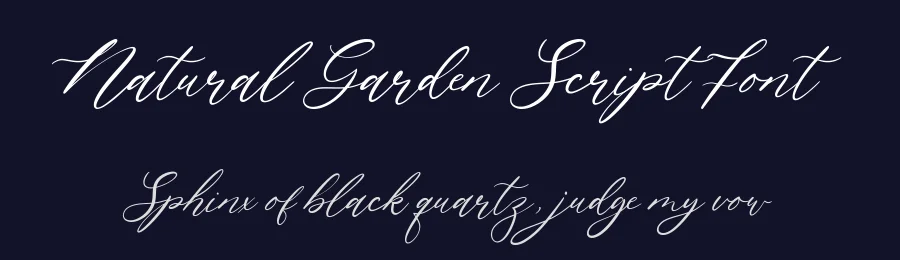 Natural Garden Script Font by balpirick — Script Handwritten Font — thumbnail 2
