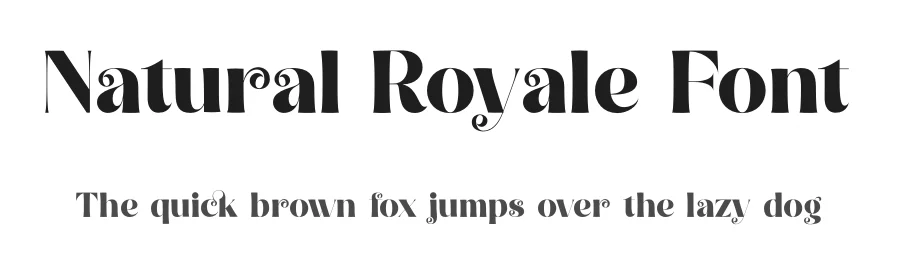 Natural Royale Font by timelesstype.co — Serif Font
