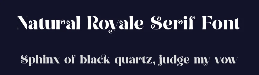 Natural Royale Serif Font by timelesstype.co — Serif Font — thumbnail 2