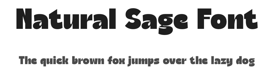 Natural Sage Font by timelesstype.co — Sans Serif Font