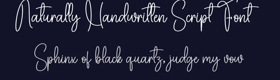 Naturally Handwritten Script Font by creativeletter — Script Handwritten Font — thumbnail 2