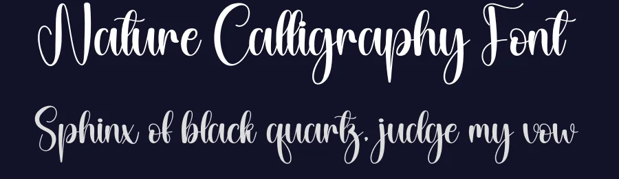 Nature Calligraphy Font by creativeletter — Script Handwritten Font — thumbnail 2