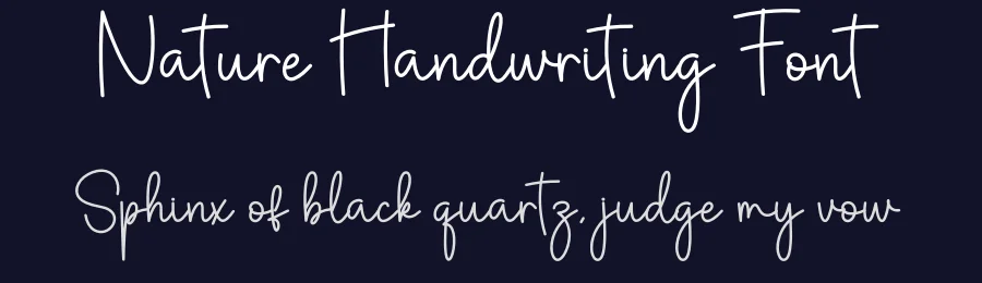 Nature Handwriting Font by creativeletter — Script Handwritten Font — thumbnail 2