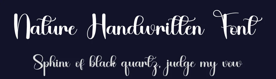 Nature Handwritten Font by inermediaSTUDIO — Script Handwritten Font — thumbnail 2
