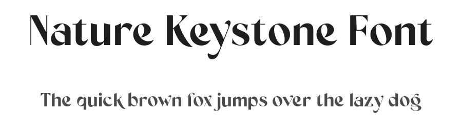 Nature Keystone Font by Wildan Type — Sans Serif Font