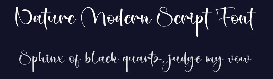 Nature Modern Script Font by creativeletter — Script Handwritten Font — thumbnail 2