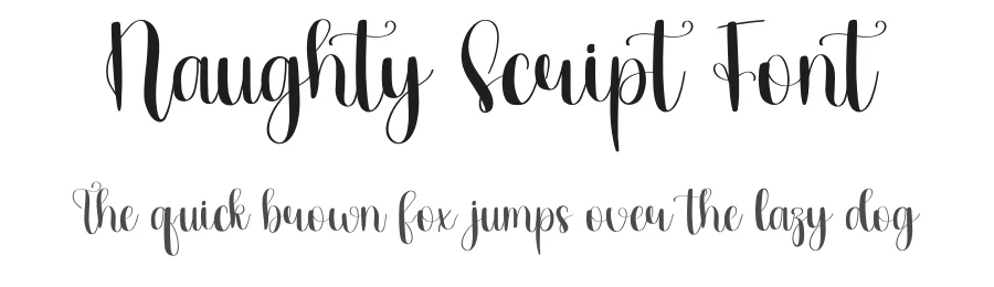 Naughty Script Font by inermediaSTUDIO — Script Handwritten Font