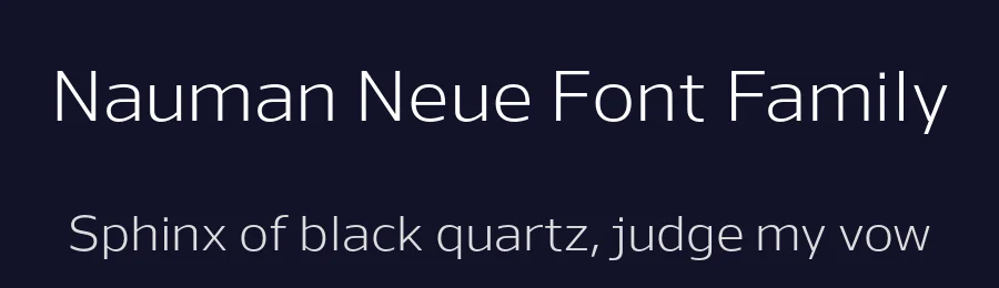 Nauman Neue Font Family by The Northern Block — Sans Serif Font — thumbnail 2
