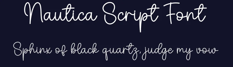 Nautica Script Font by creativeletter — Script Handwritten Font — thumbnail 2